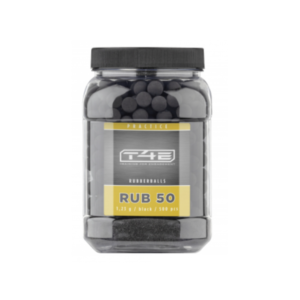 T4E Practice RUB 50 Calibre .50, 1.23 g, black, 500 pcs, container