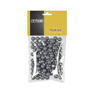 T4E Practice PLB 68 Calibre .68, 4.67 g, gray, 100 pcs, polybag