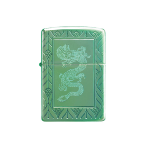 Encendedor Zippo 49054 Armor Green Elegant Dragon Garantia