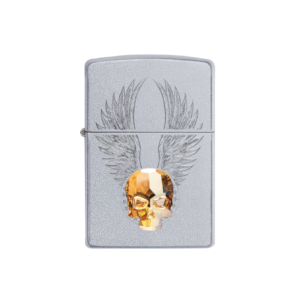 Encendedor Zippo Modelo 49034 Gold Skull Design Garantia