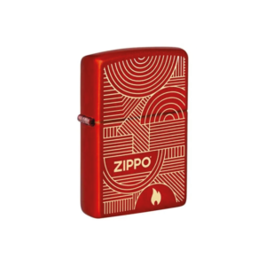Encendedor Zippo 48705 Flame Art Deco Circles Line Garantia