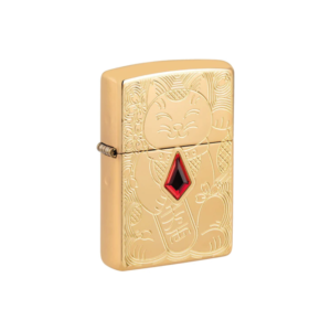 Encendedor Zippo 49802 Armor Lucky Cat Design Garantia