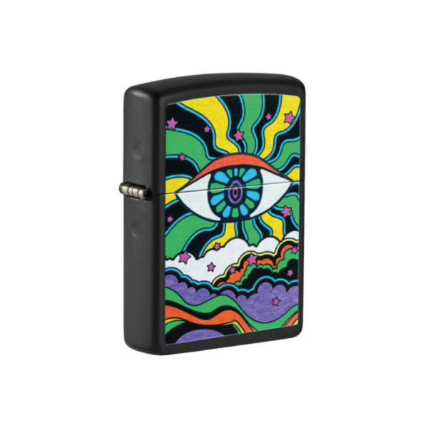 Encendedor Zippo Modelo 49699 Black Light Eye Garantia