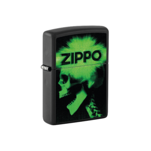 Encendedor Zippo Modelo 48485 Calavera Verde Garantia