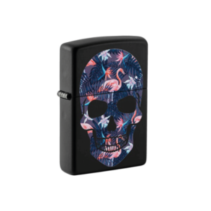 Encendedor Zippo 49771 Flamingo Skull Design Garantia