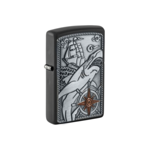 Encendedor Zippo Modelo 48120 Ship Shark Emblem Garantia