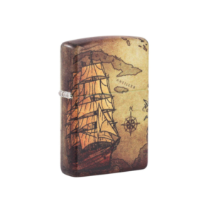 Encendedor Zippo 49355 Pirate Ship Design Original Garantia