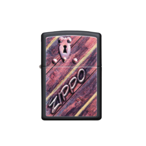 Encendedor Zippo Modelo 29986 Lock Design Black Matte Garantia