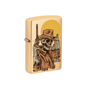 Encendedor Zippo Modelo 48519 Wild West Skeleton Garantia