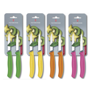 Cuchillo Auxiliar De Cocina Dentado, Rosa