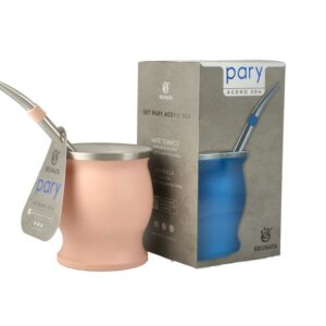 Set de mate y bombilla PARY ROSA