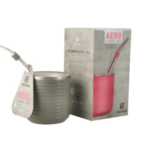 Set de mate y bombilla AERO GRIS