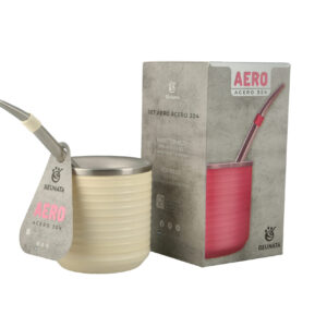 Set de mate y bombilla AERO MANTECA