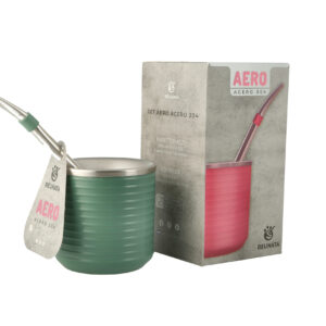 Set de mate y bombilla AERO VERDE