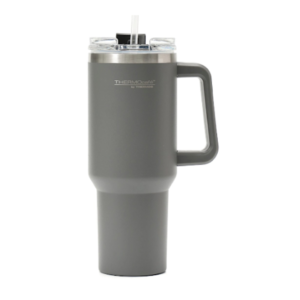 VASO TÉRMICO CON ASA (Gris)